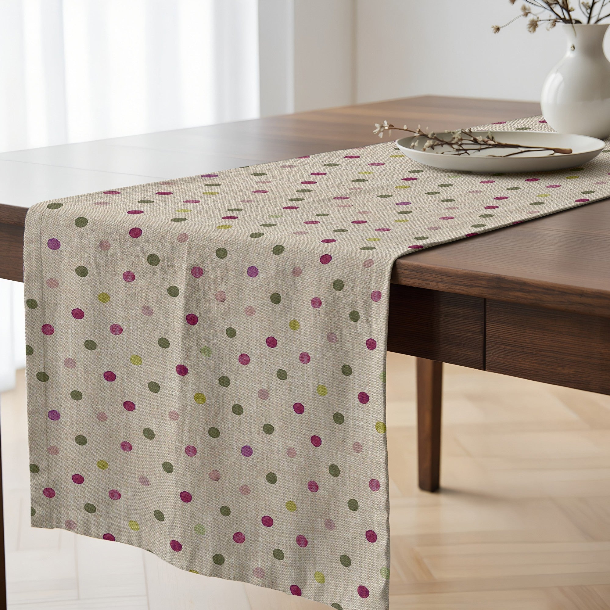 Tischläufer 0119-19 aus 100 % Baumwolle 45x140 cm – Muaré