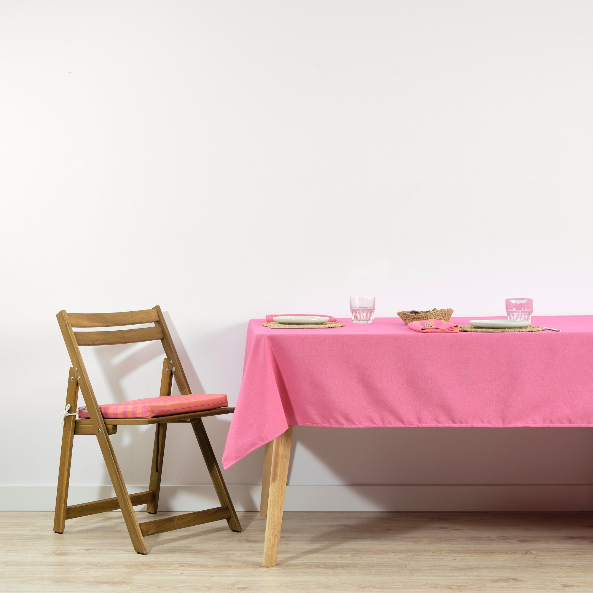 Stofftischdecke jacquard Maglia Einfarbig Fucsia – Muaré
