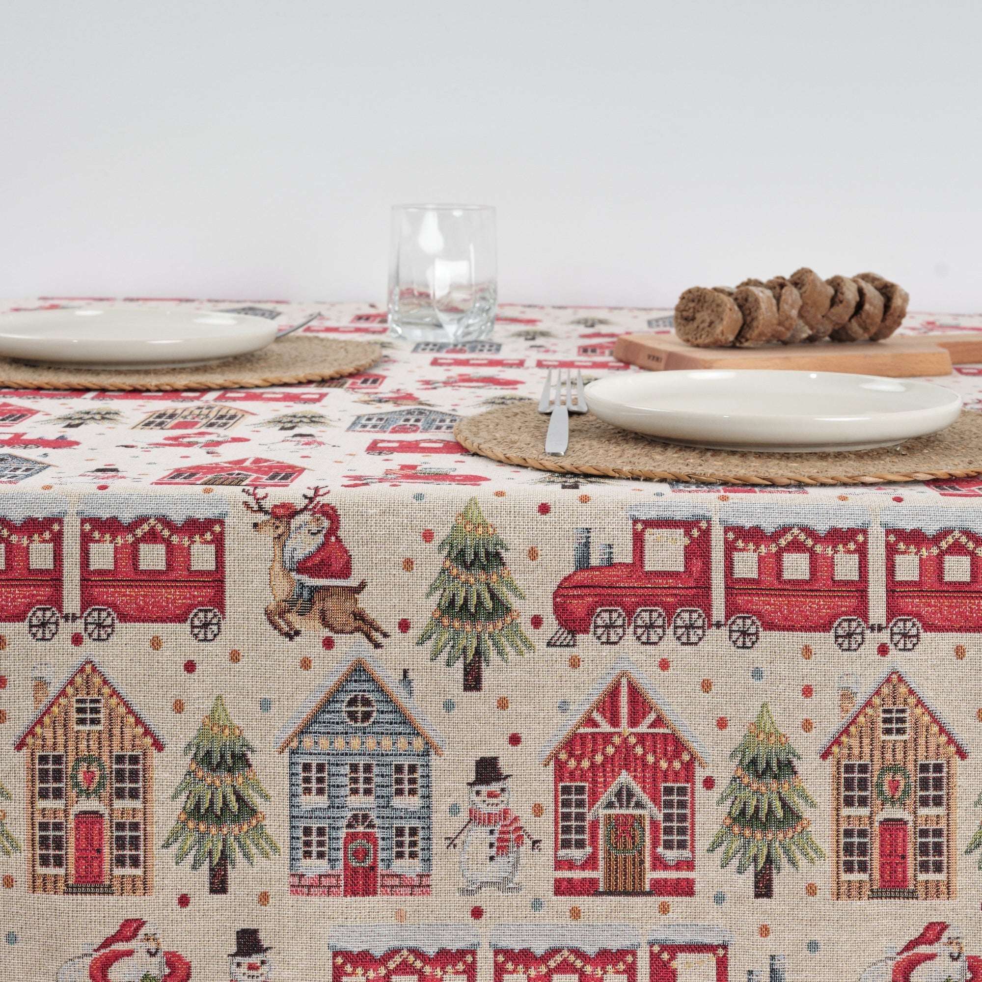 Mantel antimanchas premium jacquard 33761B