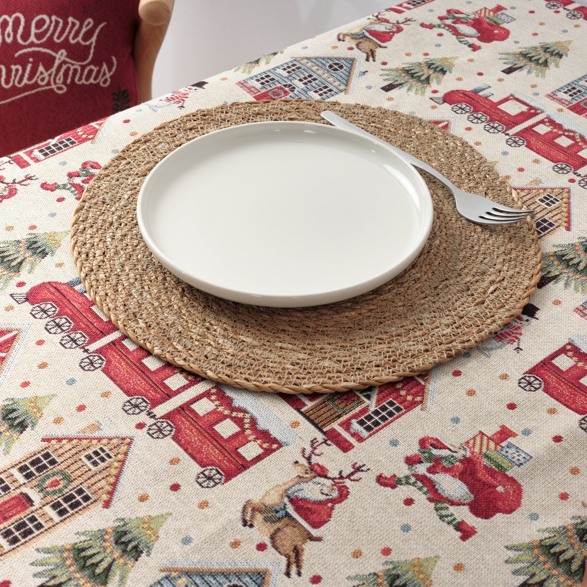 Mantel antimanchas premium jacquard 33761B