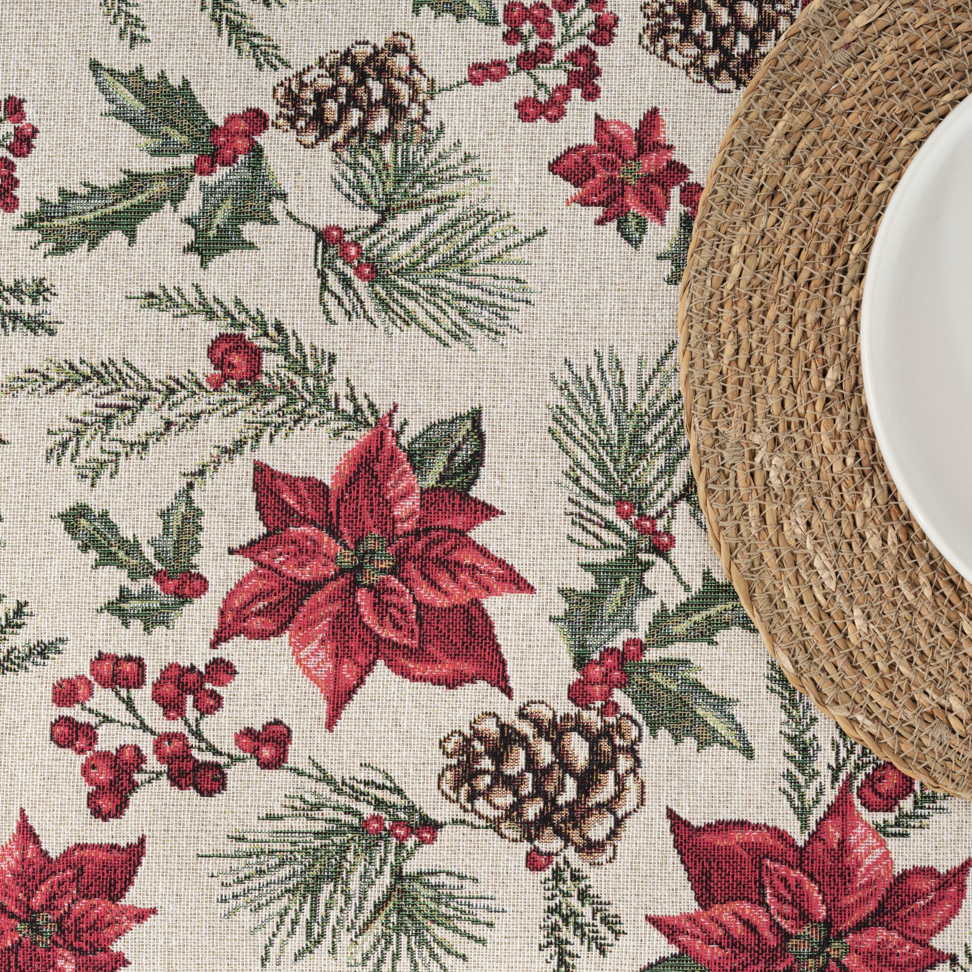 Mantel antimanchas premium jacquard 33720