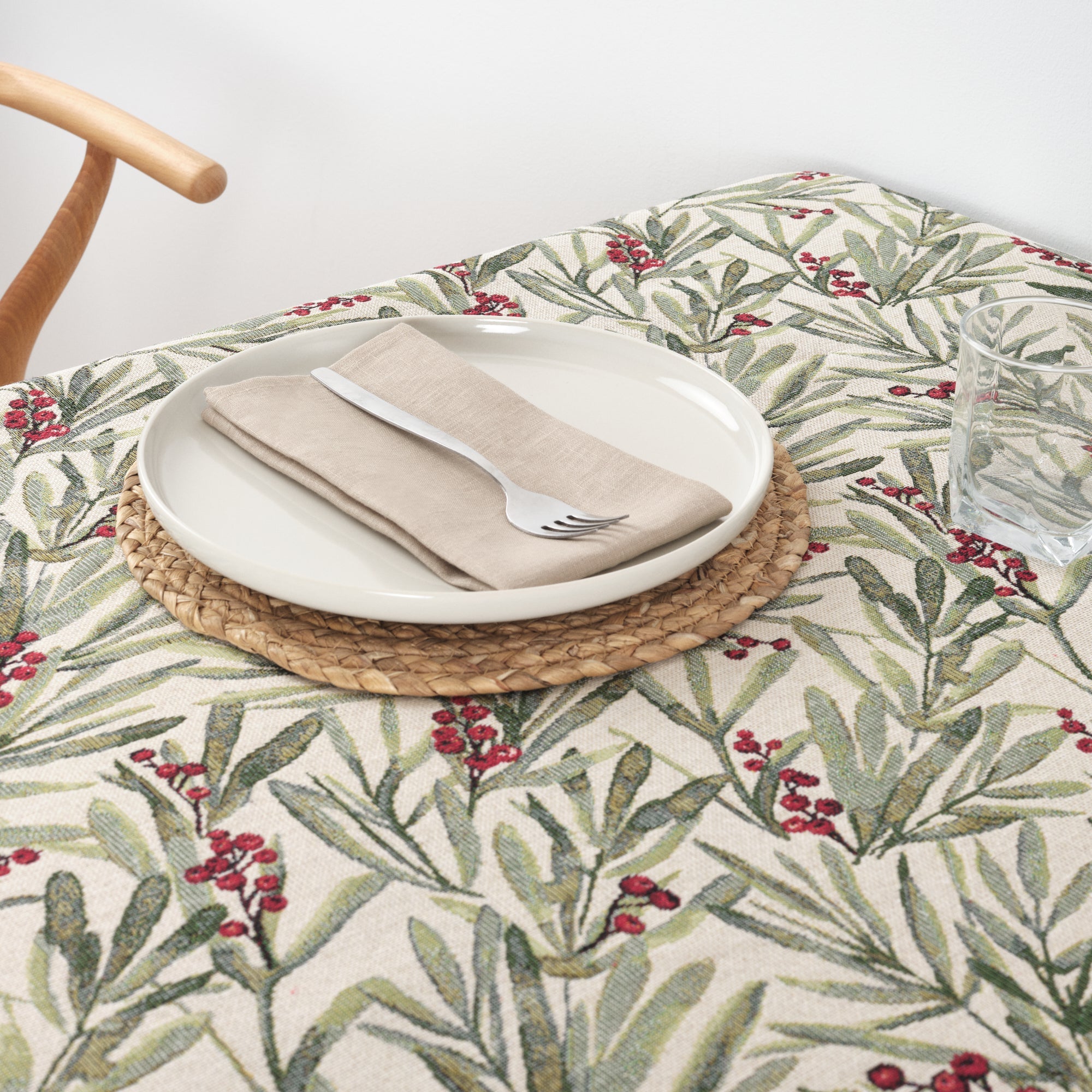 Mantel antimanchas premium jacquard 33721