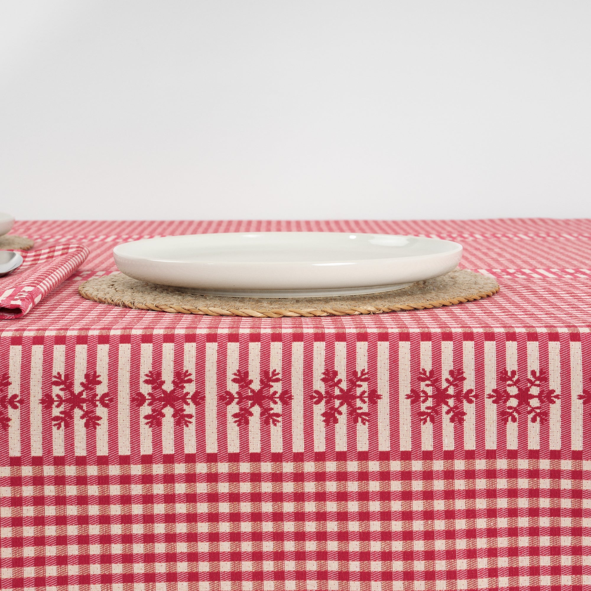 Mantel antimanchas reversible jacquard 33739B