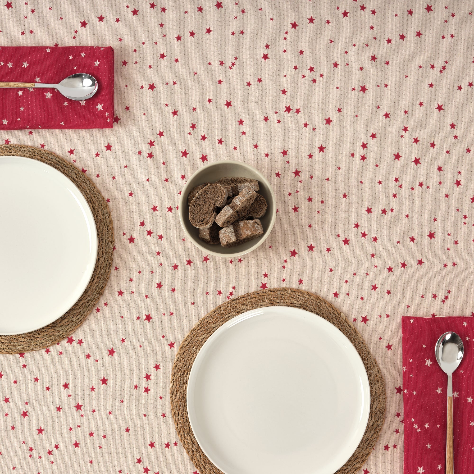 Mantel antimanchas reversible jacquard 33741