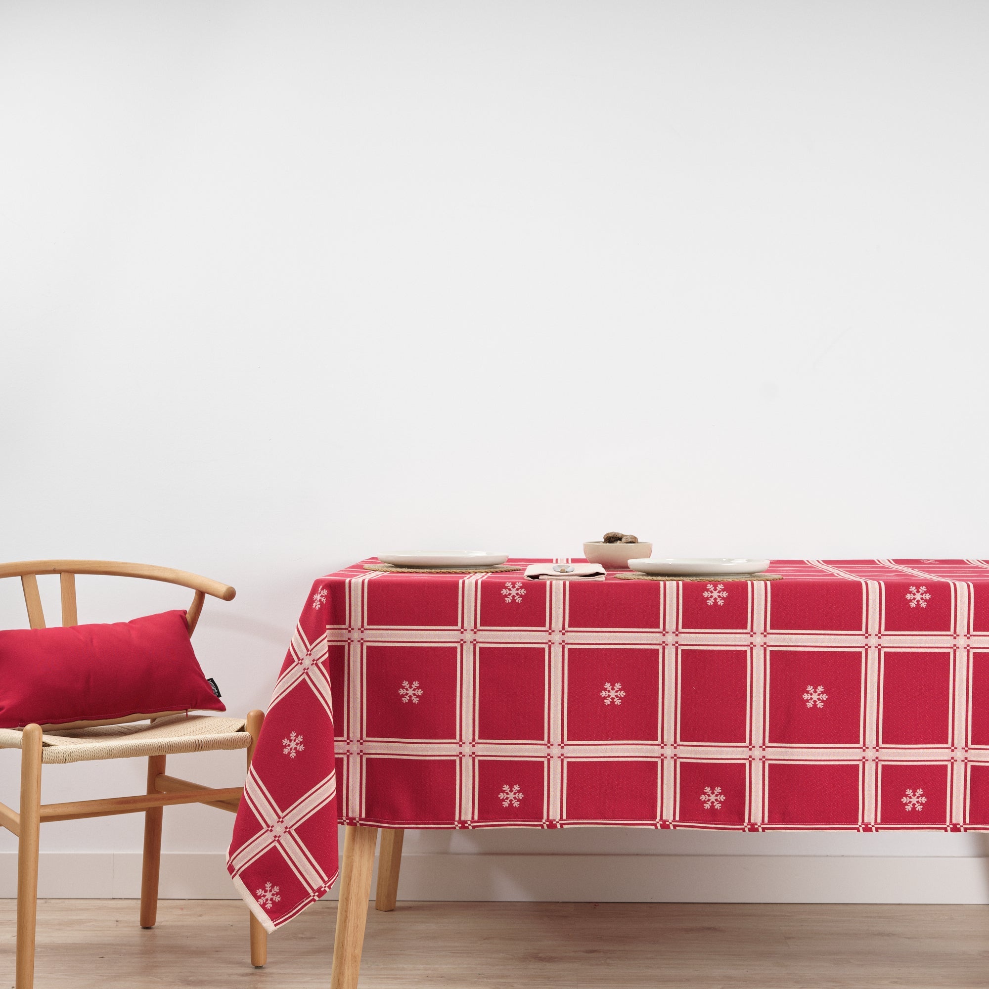 Mantel antimanchas reversible jacquard 33742E