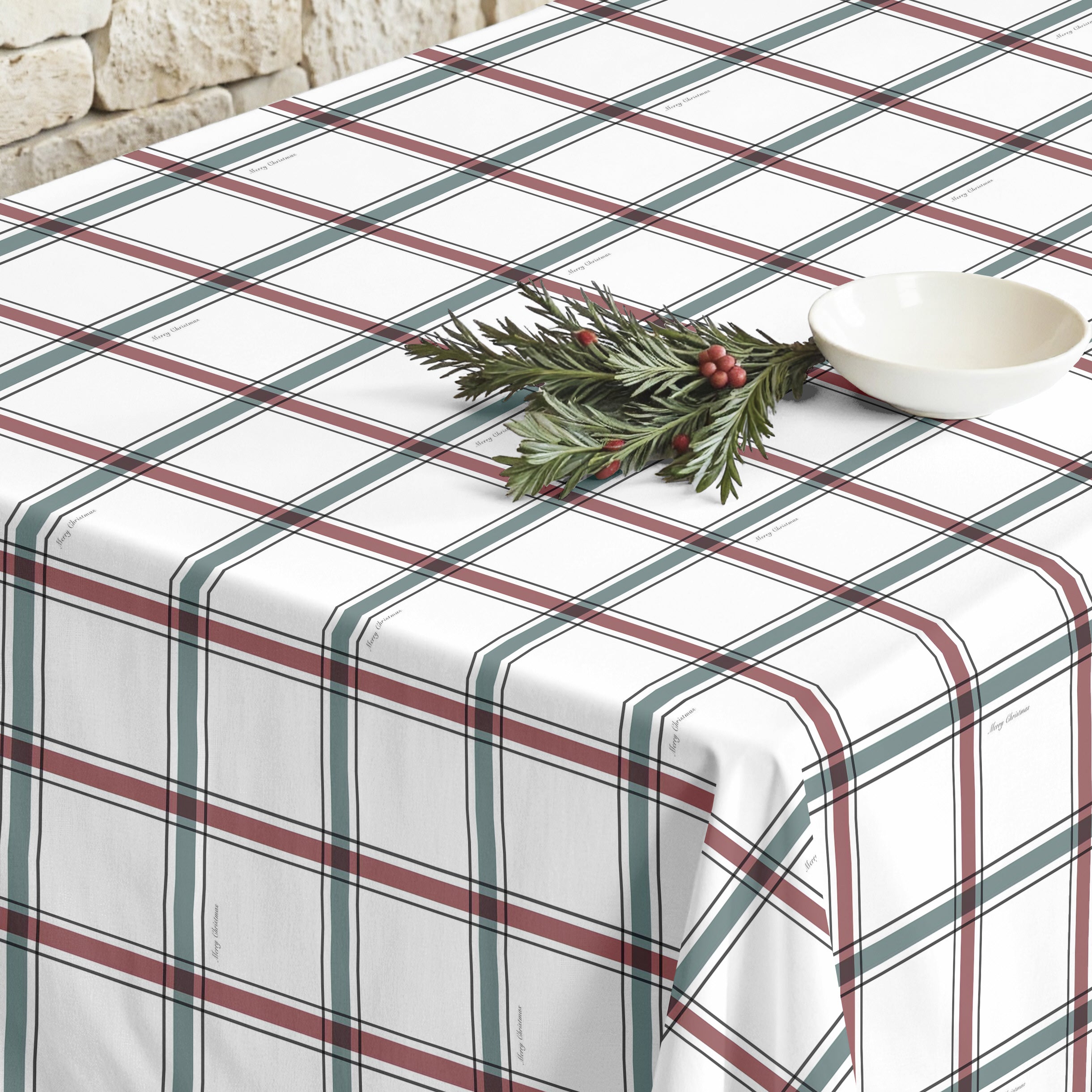 Mantel antimanchas XL Elegant Christmas 4