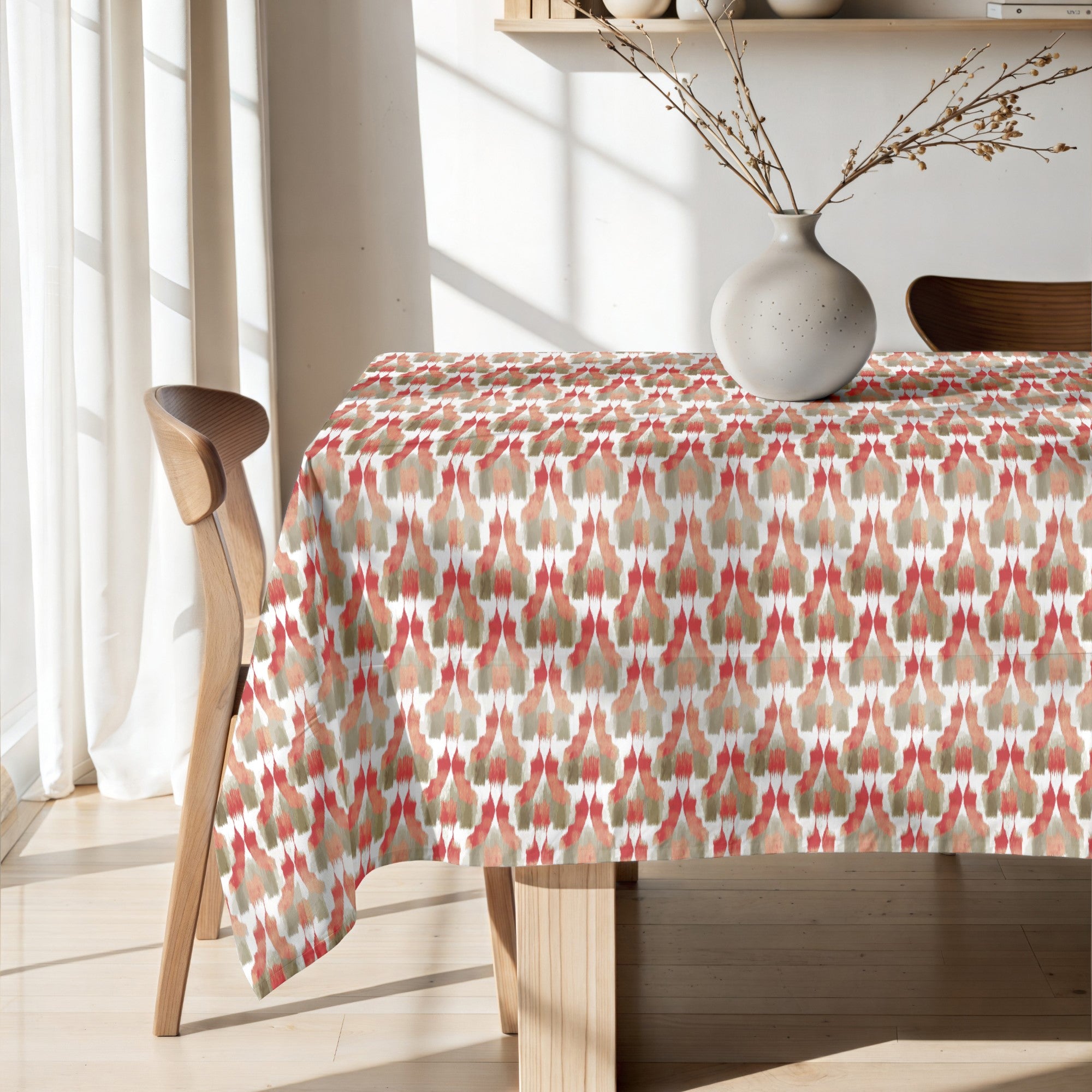 campingtisch stoff Stoff-Tischdecke Karasi Grün 125-4 – Muarehome