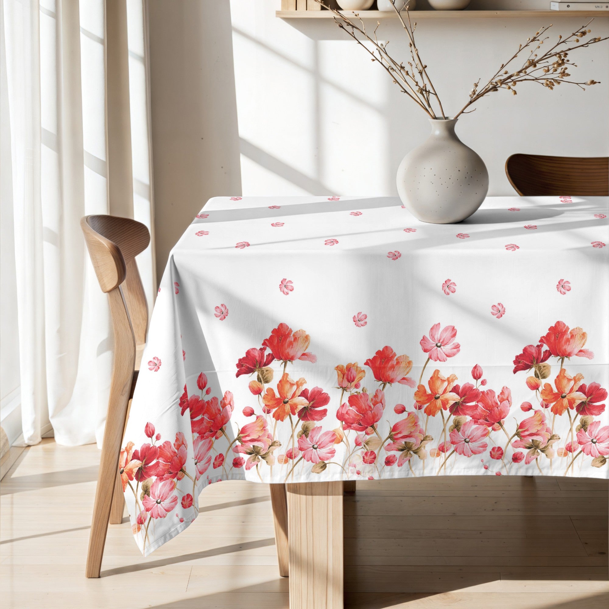 Mantel antimanchas Peony