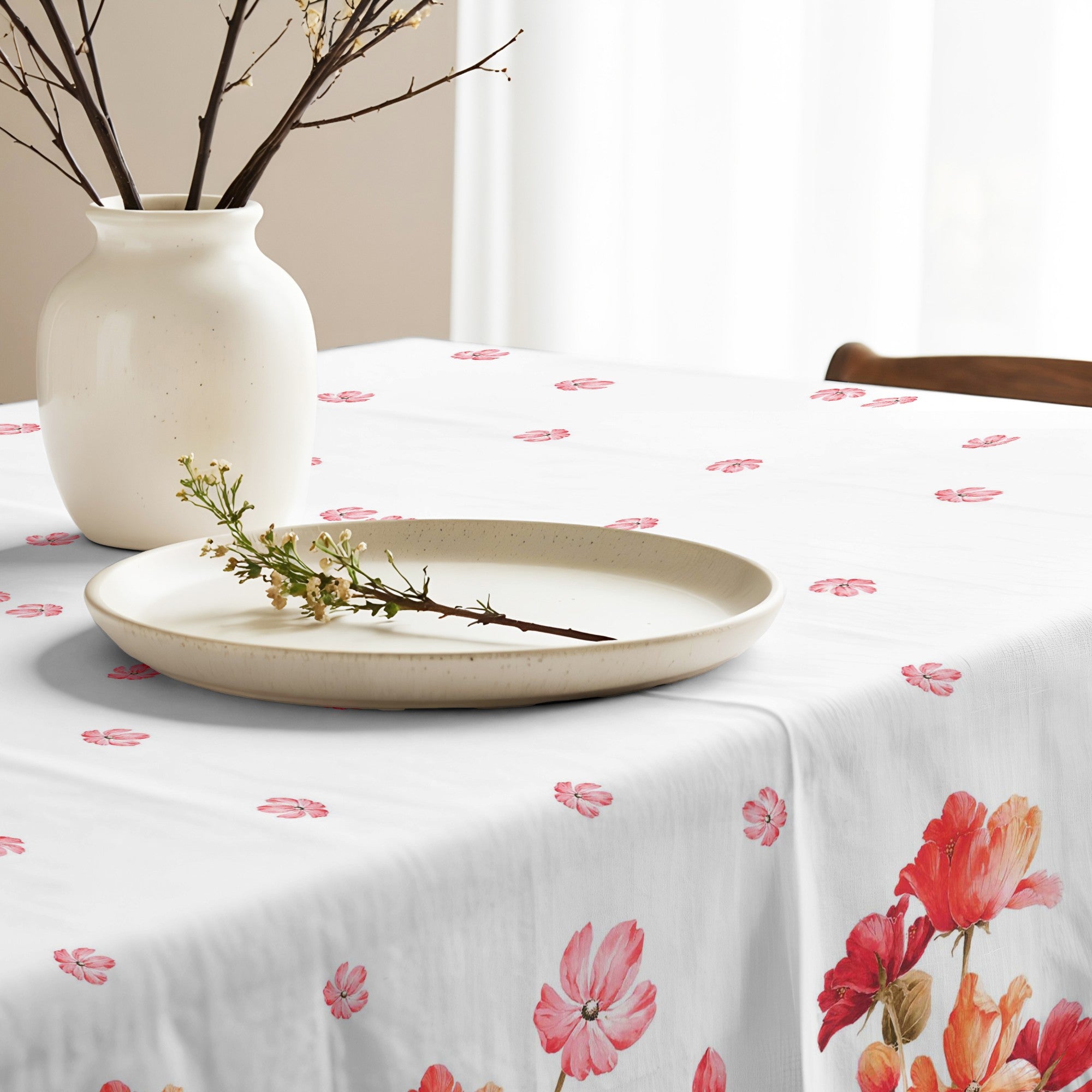 Mantel antimanchas Peony