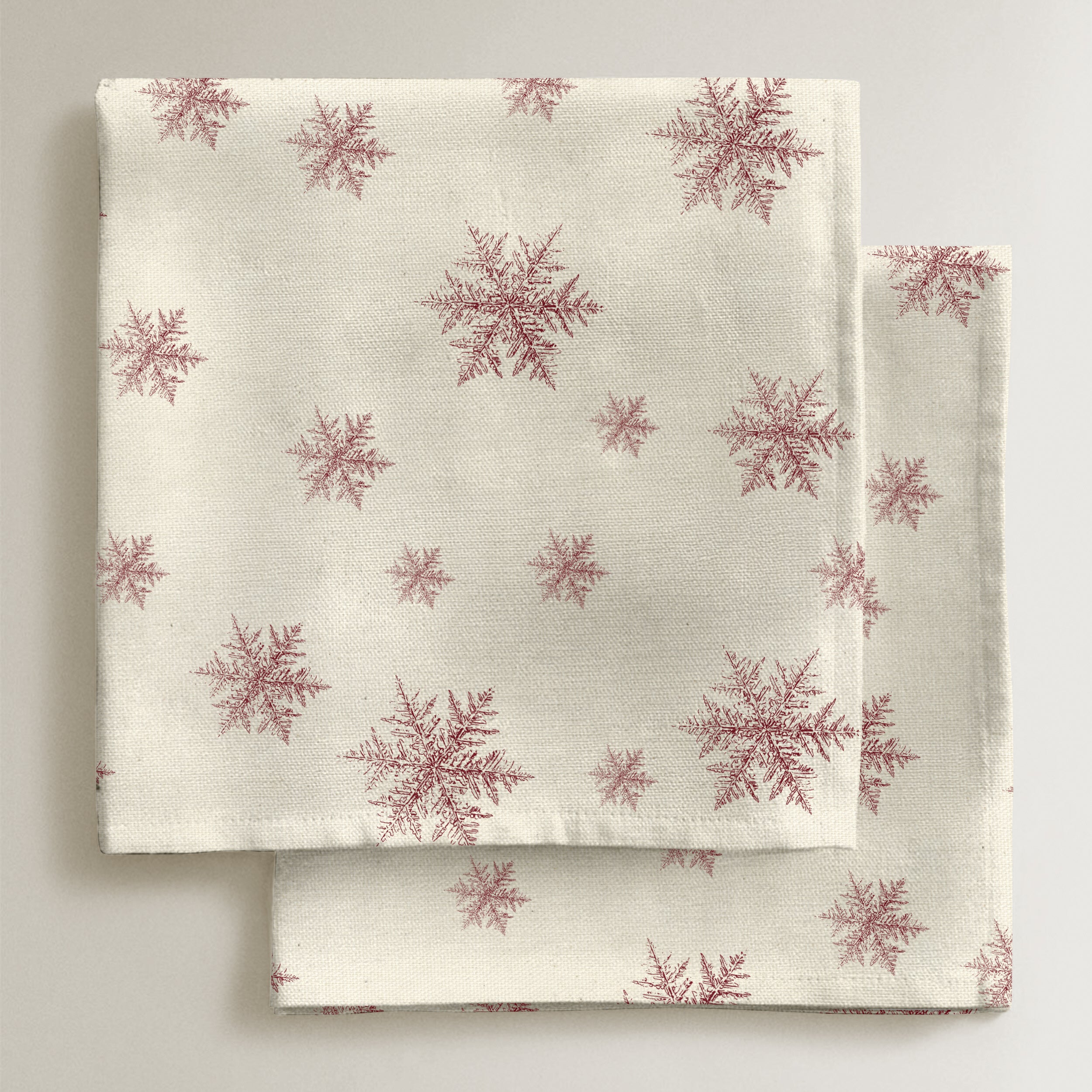 Pack 2 unidades servilletas Red Snowflake 1225