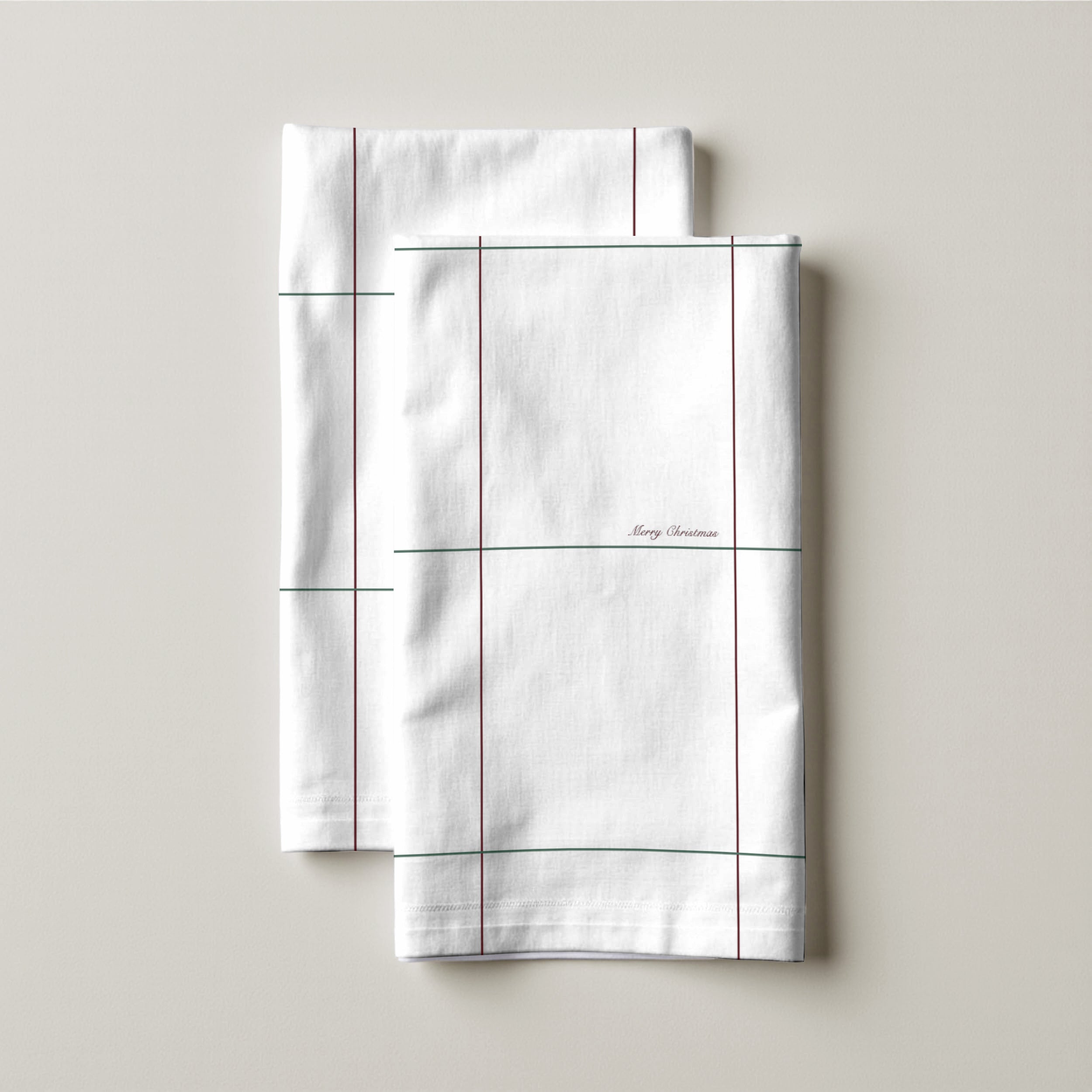Paño de cocina 100% algodón White Christmas 3