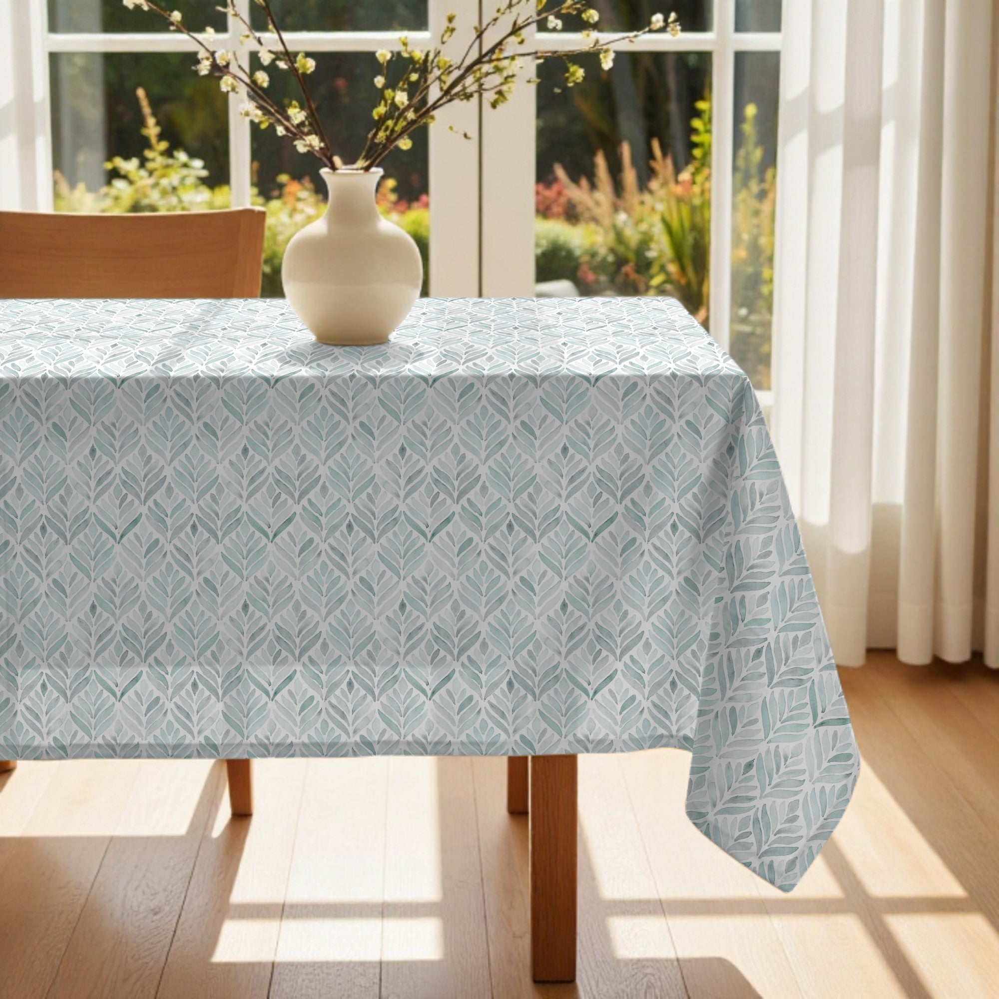 campingtisch stoff Stoff-Tischdecke Kan 125 Mintgrün 100 – Muarehome