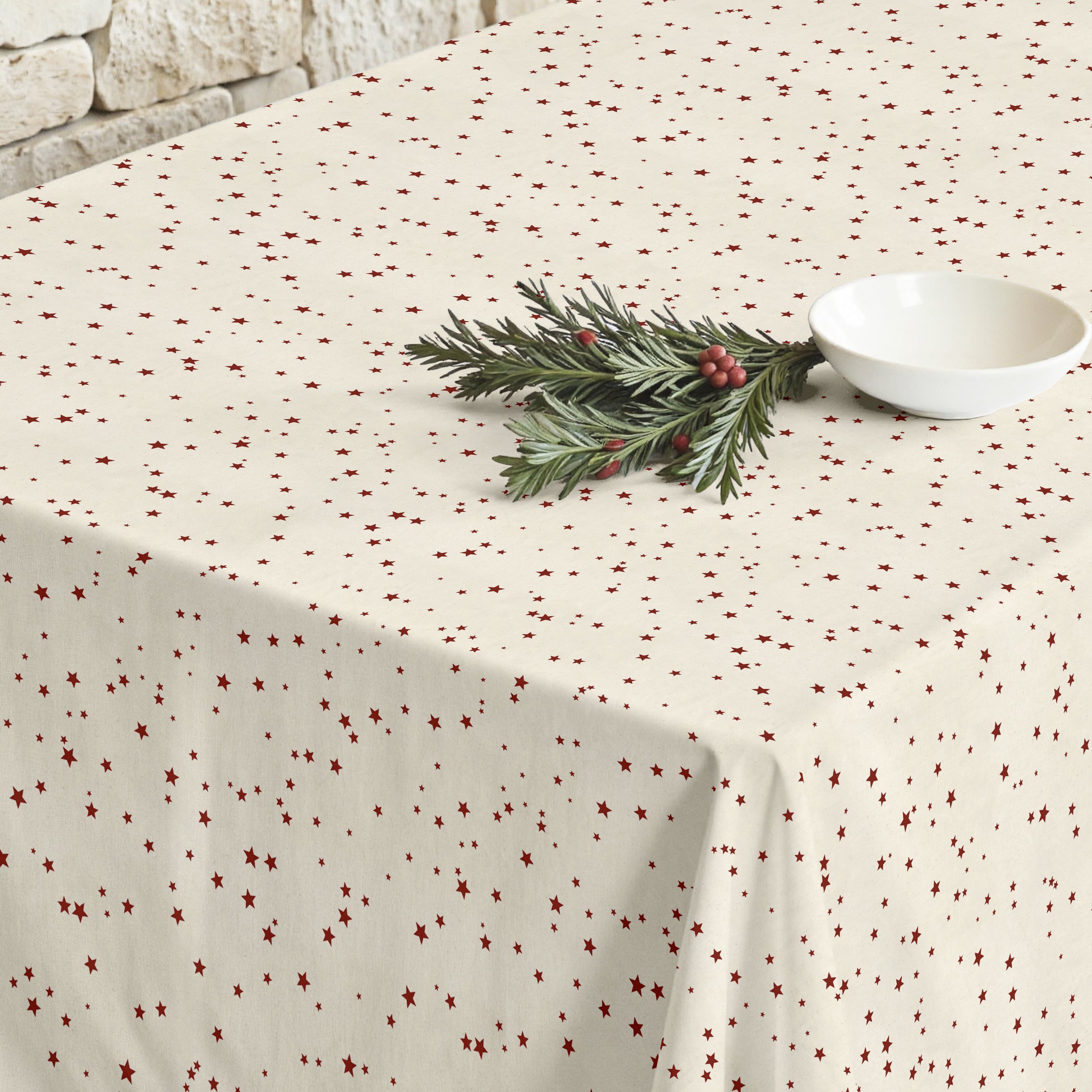 Mantel antimanchas XL Merry Christmas 23