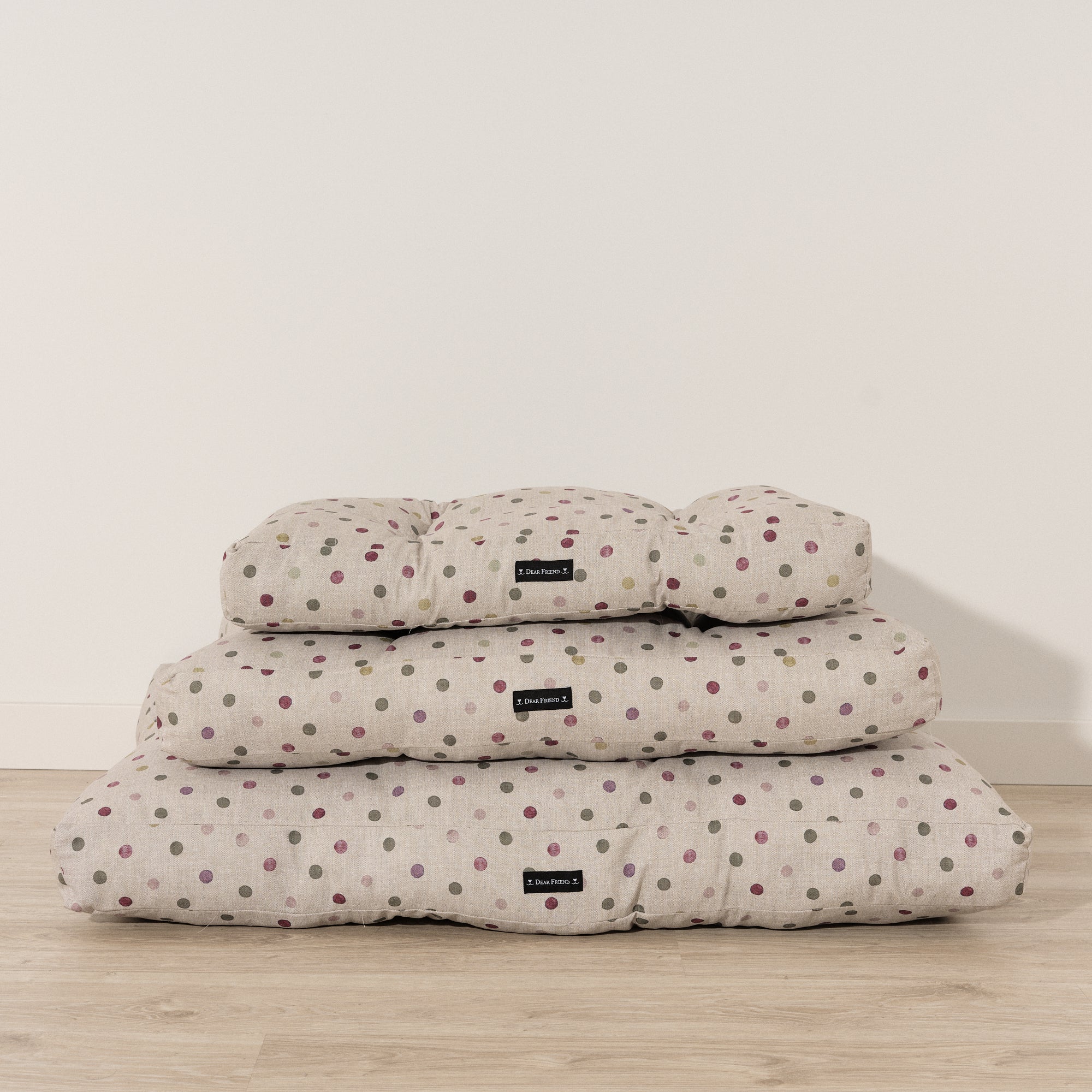 Cama para perros y gatos gruesa y acolchada 100% algodón antimanchas para mascotas 0119-19