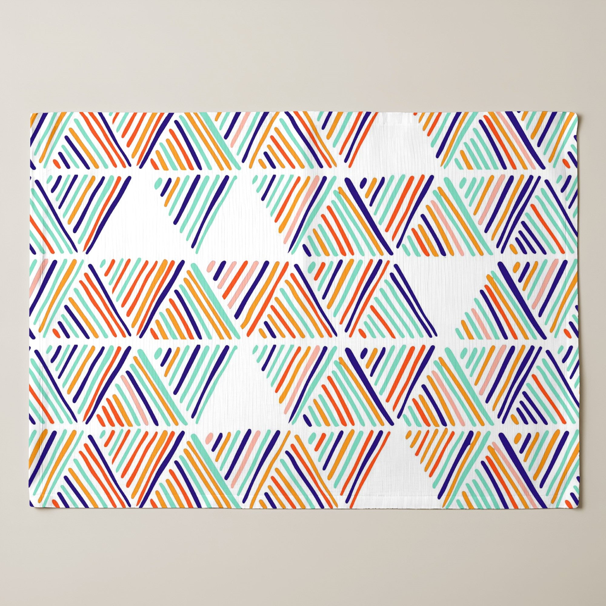 Pack 2 unidades mantel individual resinado 0120-133 100% algodón 45x35 cm