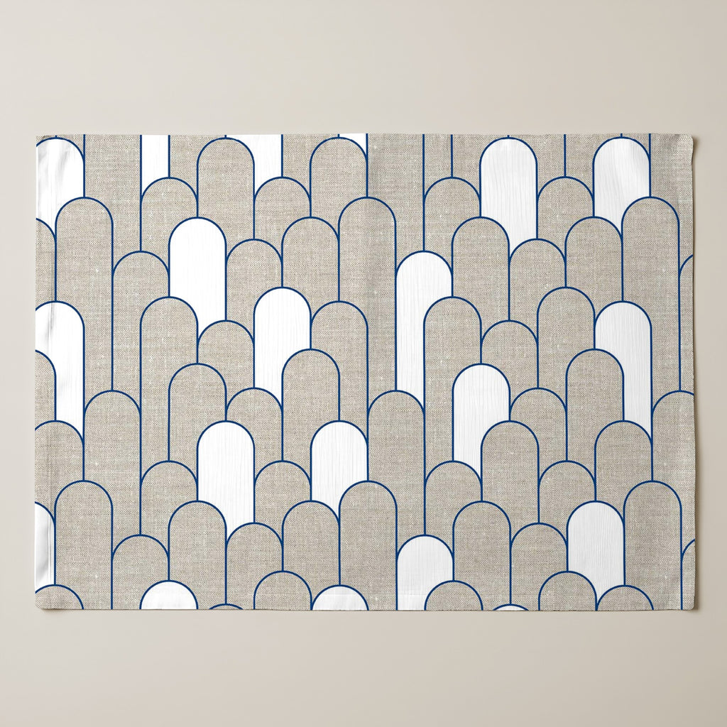 Pack 2 unidades mantel individual resinado 0120-138 100% algodón 45x35 cm