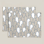 Pack 2 unidades mantel individual resinado 0120-138 100% algodón 45x35 cm