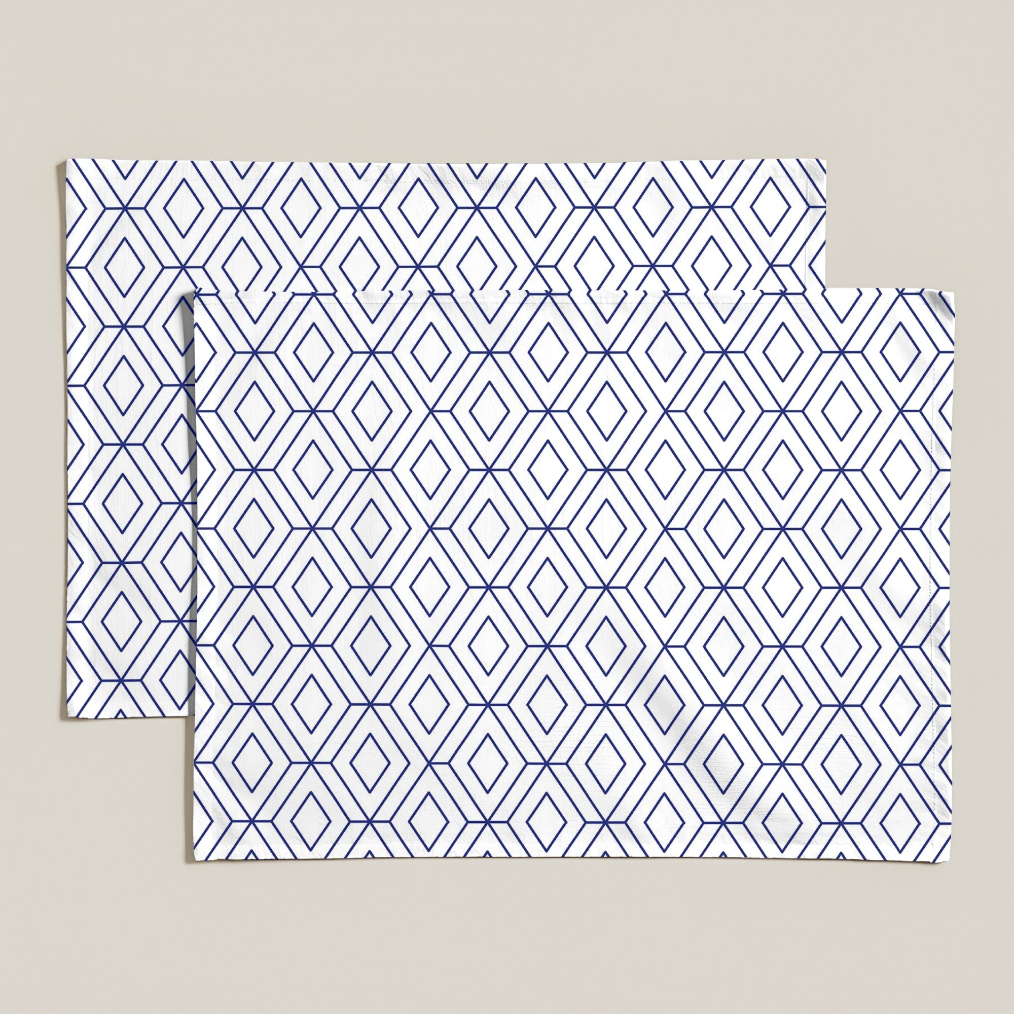 Pack 2 unidades mantel individual resinado 0120-139 100% algodón 45x35 cm