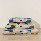 Cama para perros y gatos gruesa y acolchada 100% algodón antimanchas para mascotas 0120-141