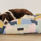 Cama para perros y gatos gruesa y acolchada 100% algodón antimanchas para mascotas 0120-141