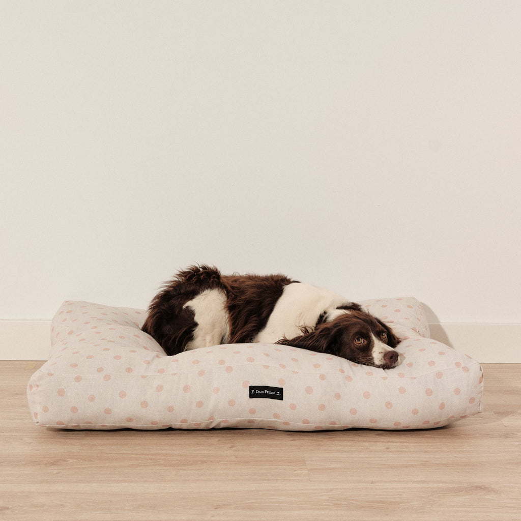 Cama para perros y gatos gruesa y acolchada 100% algodón antimanchas para mascotas 0120-178