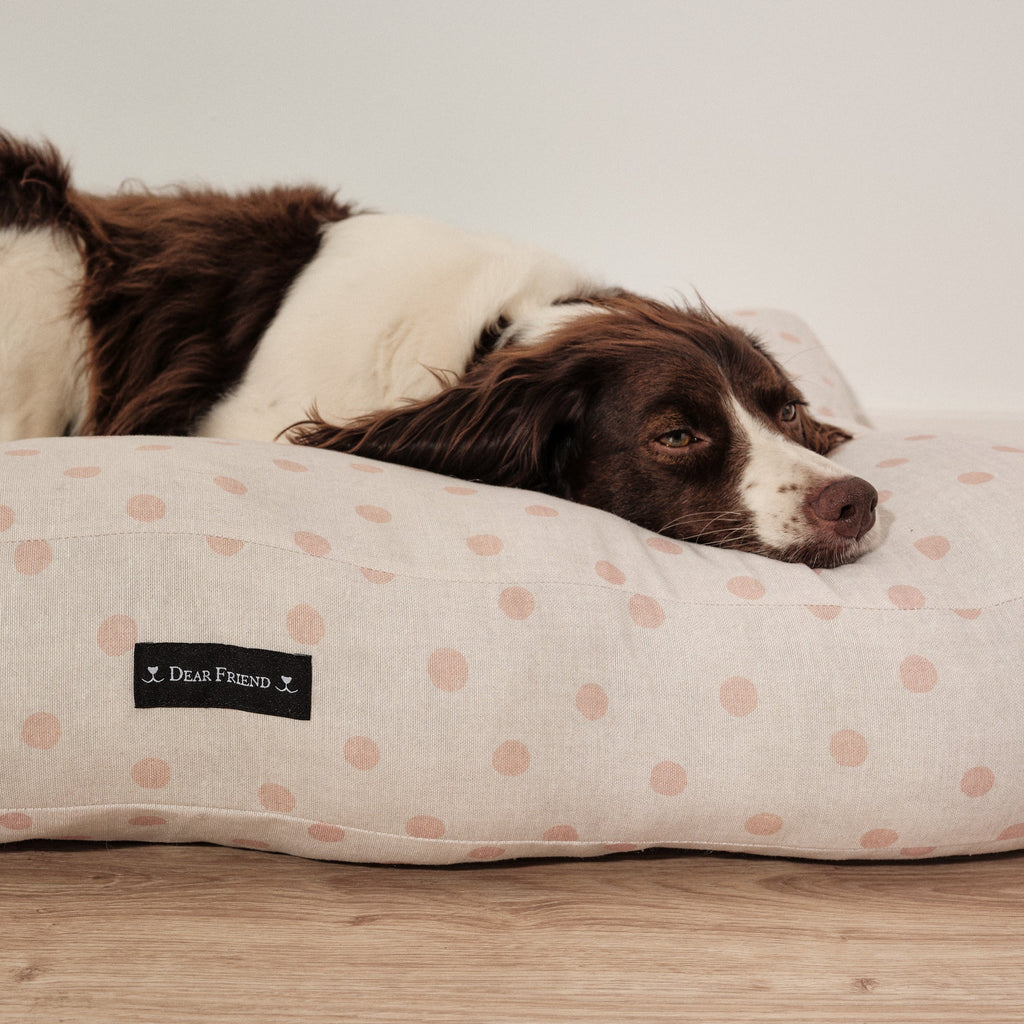 Cama para perros y gatos gruesa y acolchada 100% algodón antimanchas para mascotas 0120-178