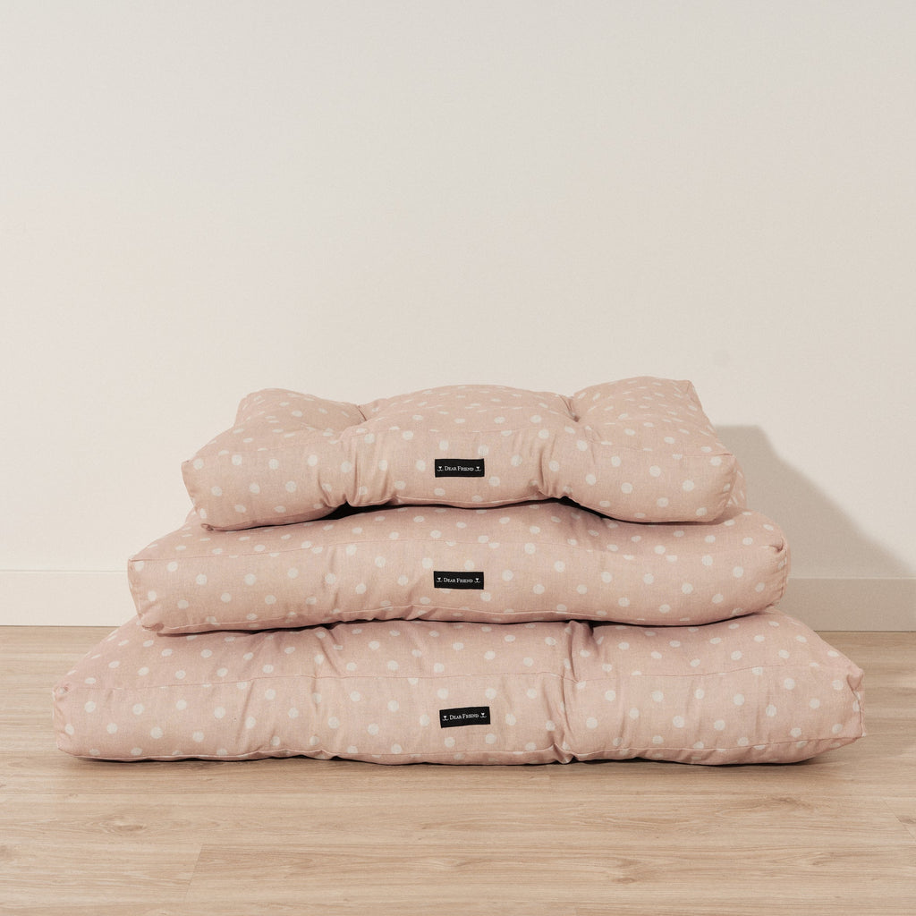 Cama para perros y gatos gruesa y acolchada 100% algodón antimanchas para mascotas 0120-179