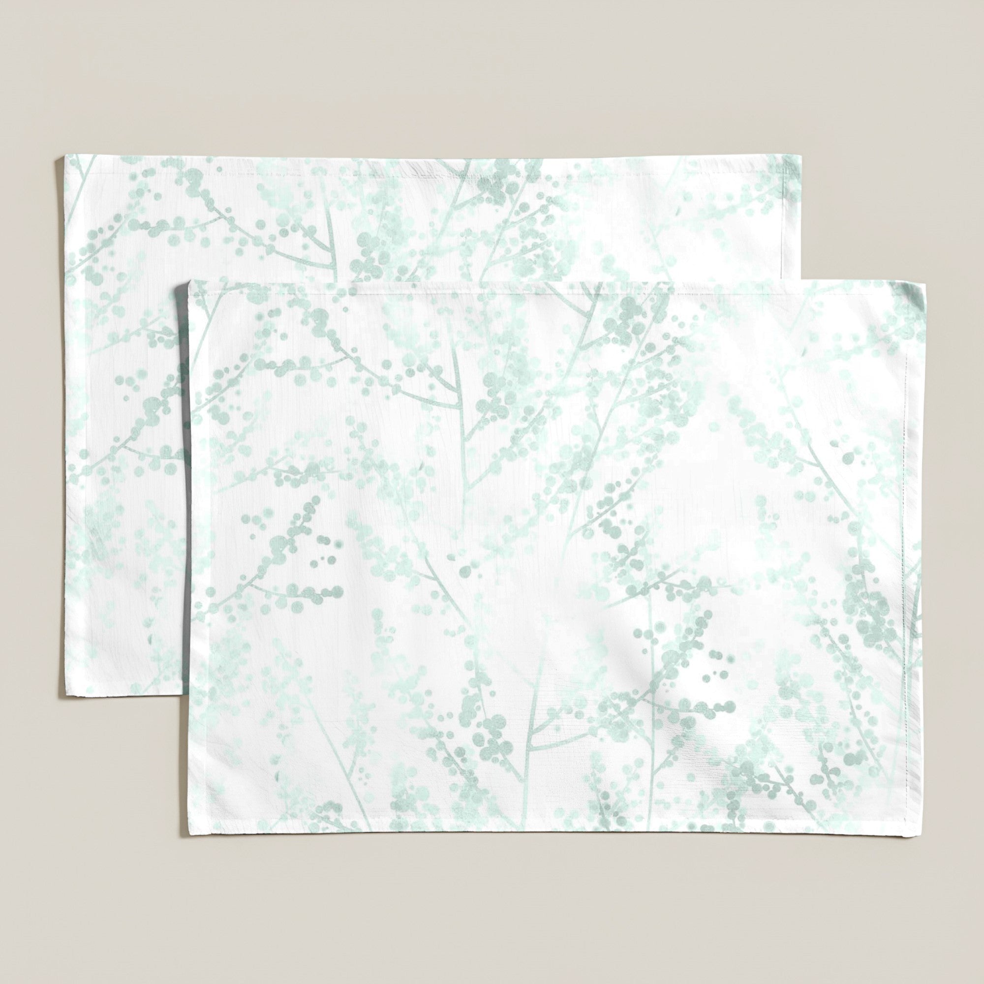 Pack 2 unidades mantel individual resinado 0120-17 100% algodón 45x35 cm