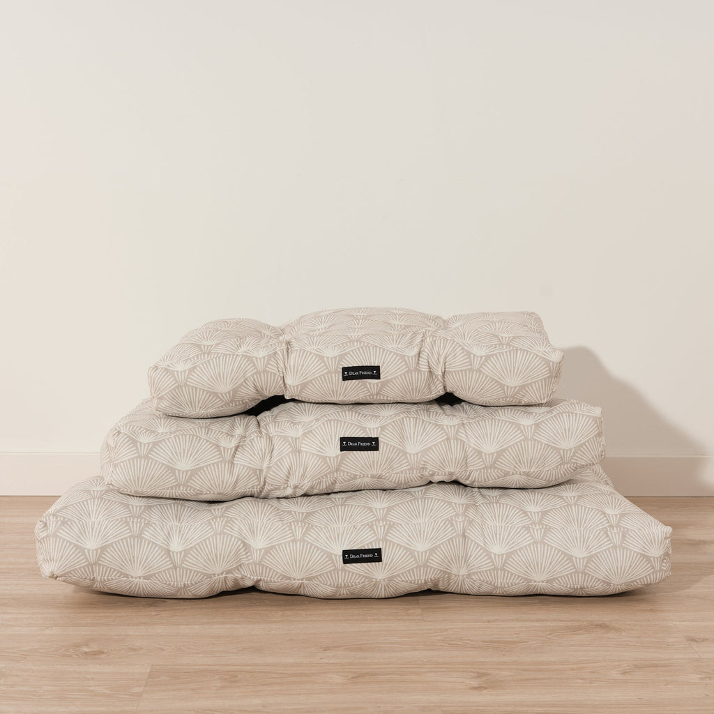 Cama para perros y gatos gruesa y acolchada 100% algodón antimanchas para mascotas 0120-182