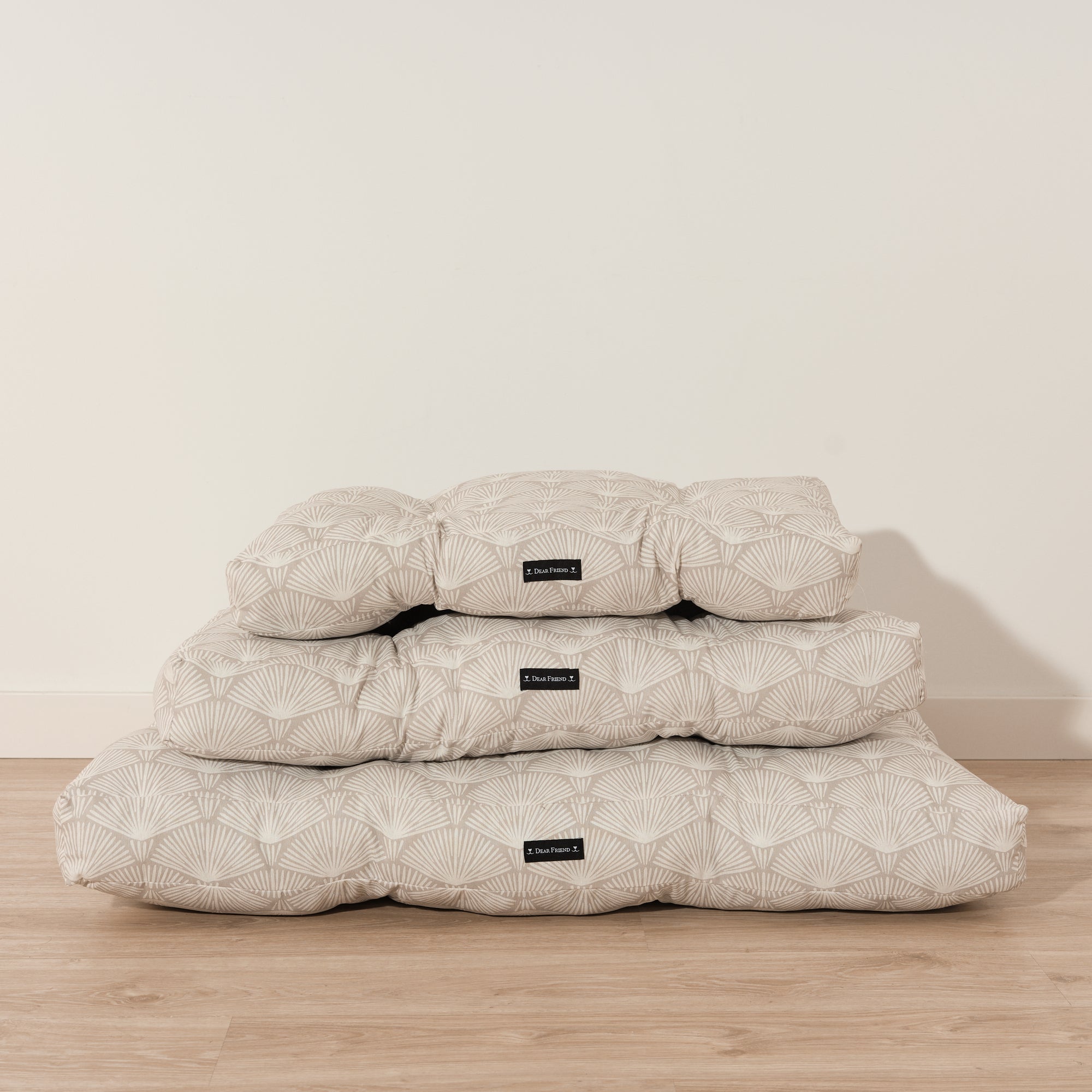 Cama para perros y gatos gruesa y acolchada 100% algodón antimanchas para mascotas 0120-182