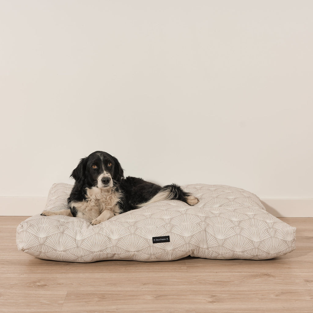 Cama para perros y gatos gruesa y acolchada 100% algodón antimanchas para mascotas 0120-182