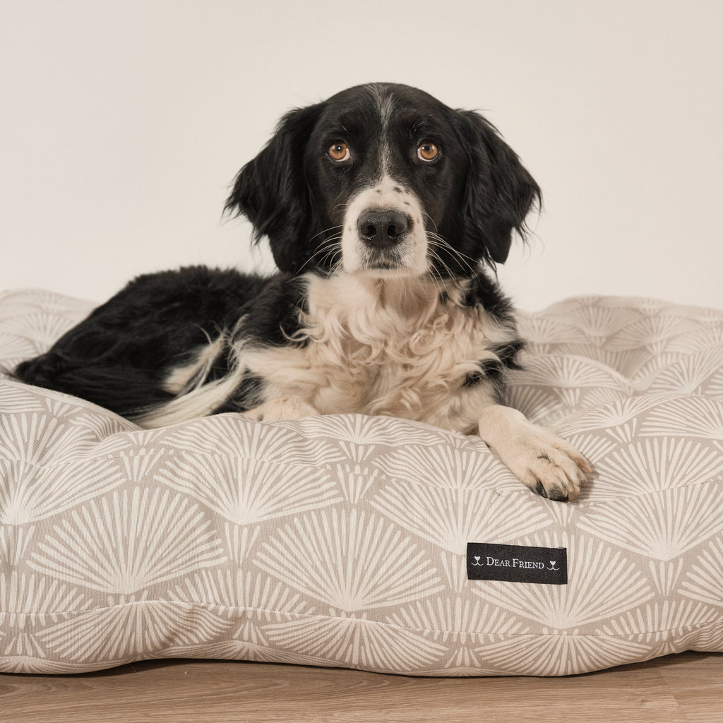Cama para perros y gatos gruesa y acolchada 100% algodón antimanchas para mascotas 0120-182