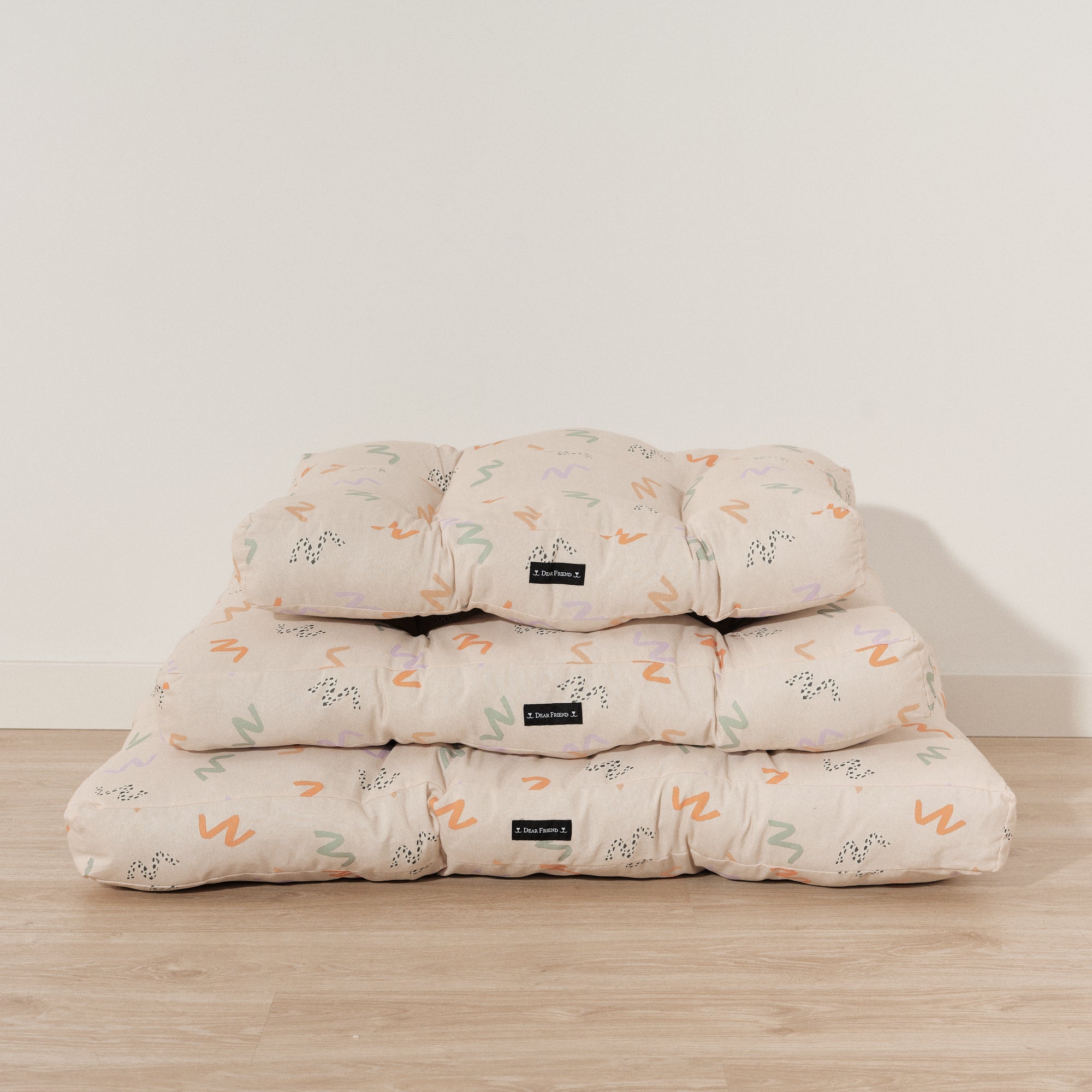 Cama para perros y gatos gruesa y acolchada 100% algodón antimanchas para mascotas 0120-201
