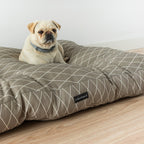 Cama para perros y gatos gruesa y acolchada 100% algodón antimanchas para mascotas 0120-294