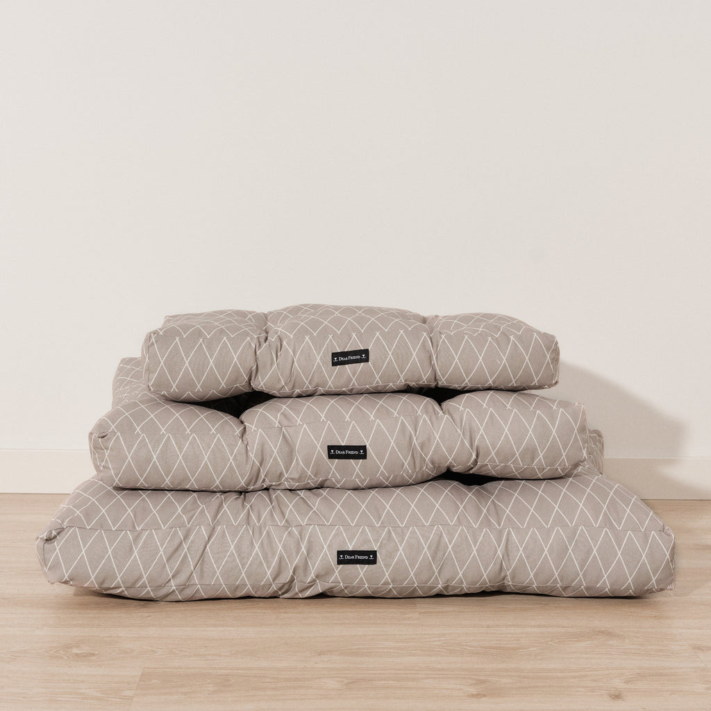 Cama para perros y gatos gruesa y acolchada 100% algodón antimanchas para mascotas 0120-295