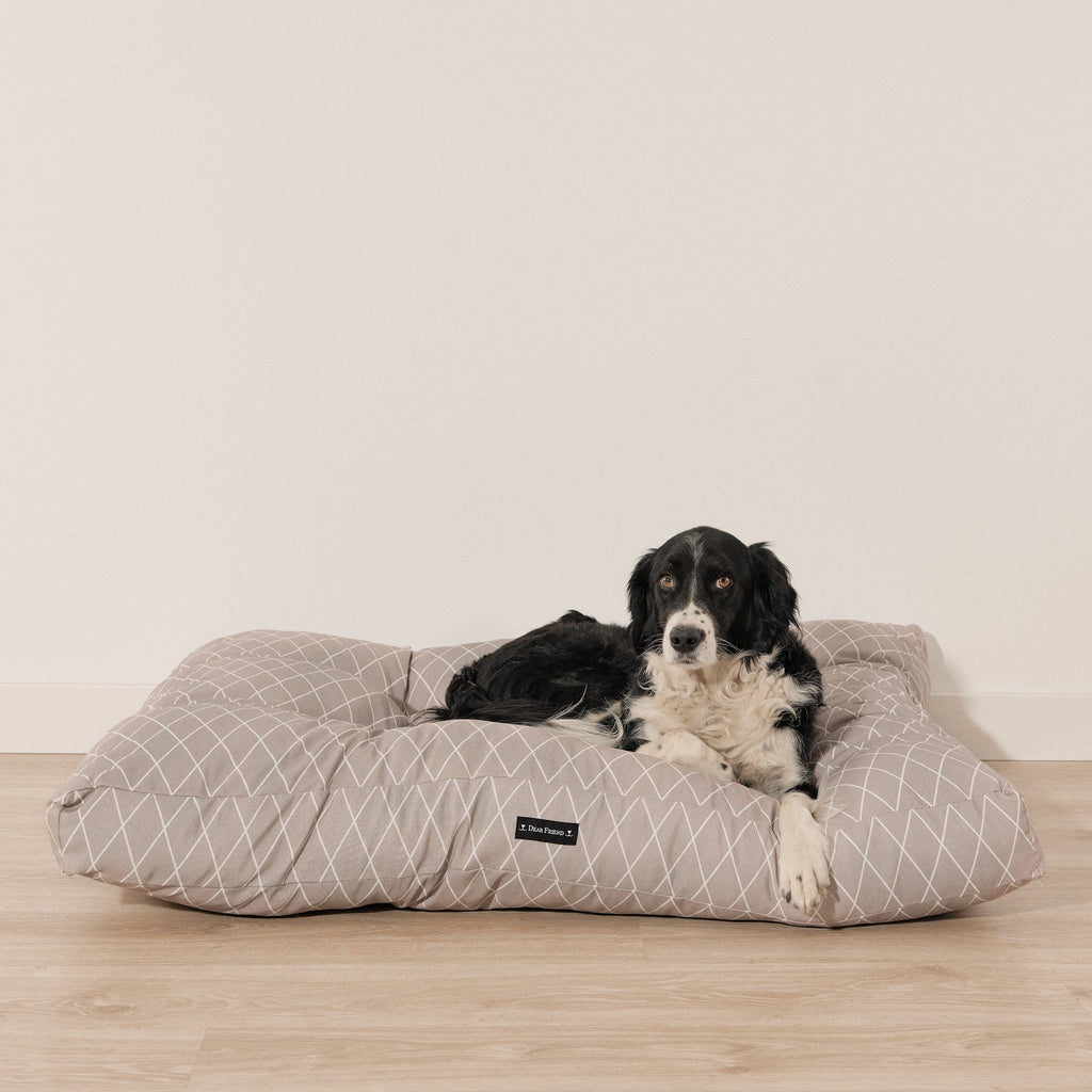 Cama para perros y gatos gruesa y acolchada 100% algodón antimanchas para mascotas 0120-295