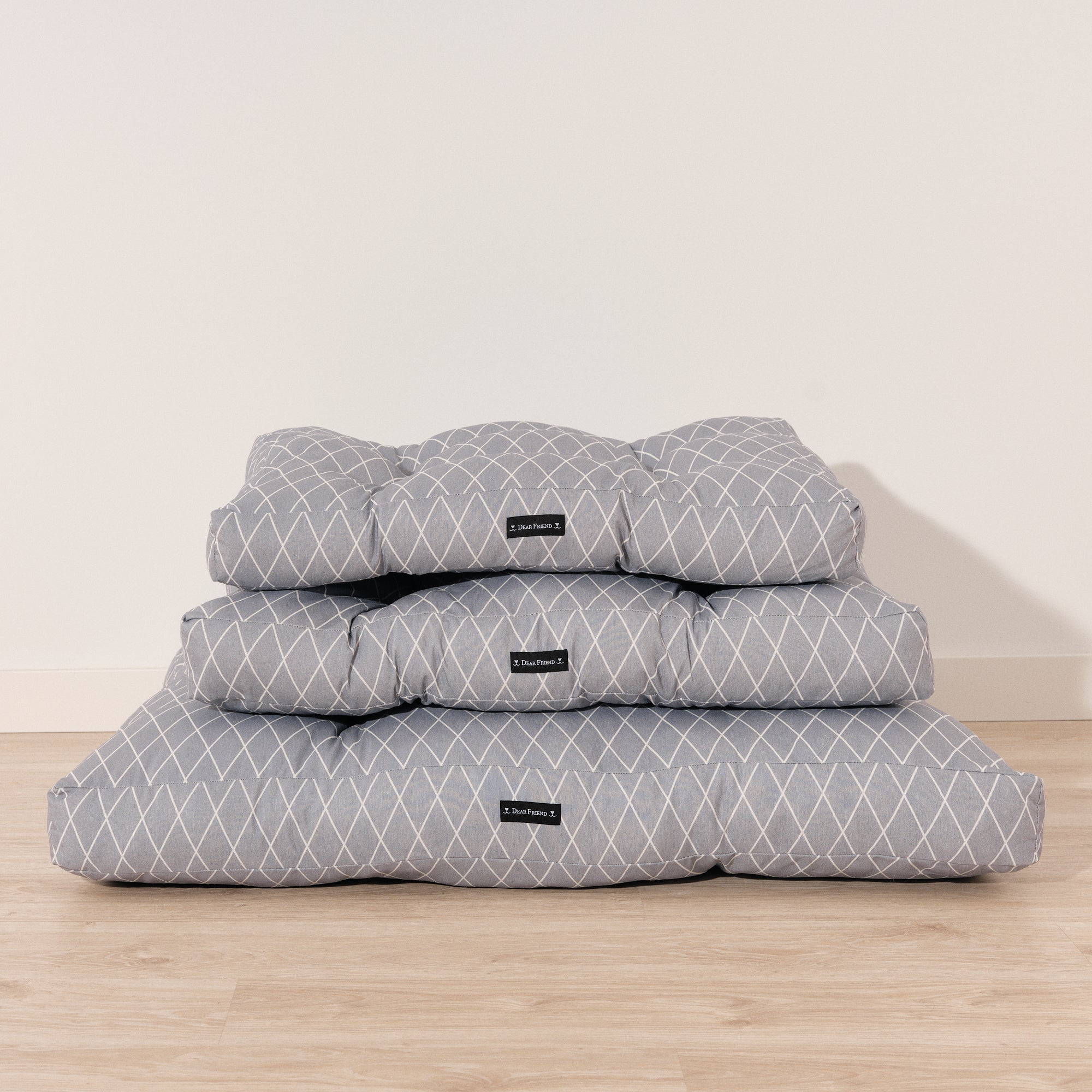 Cama para perros y gatos gruesa y acolchada 100% algodón antimanchas para mascotas 0120-297