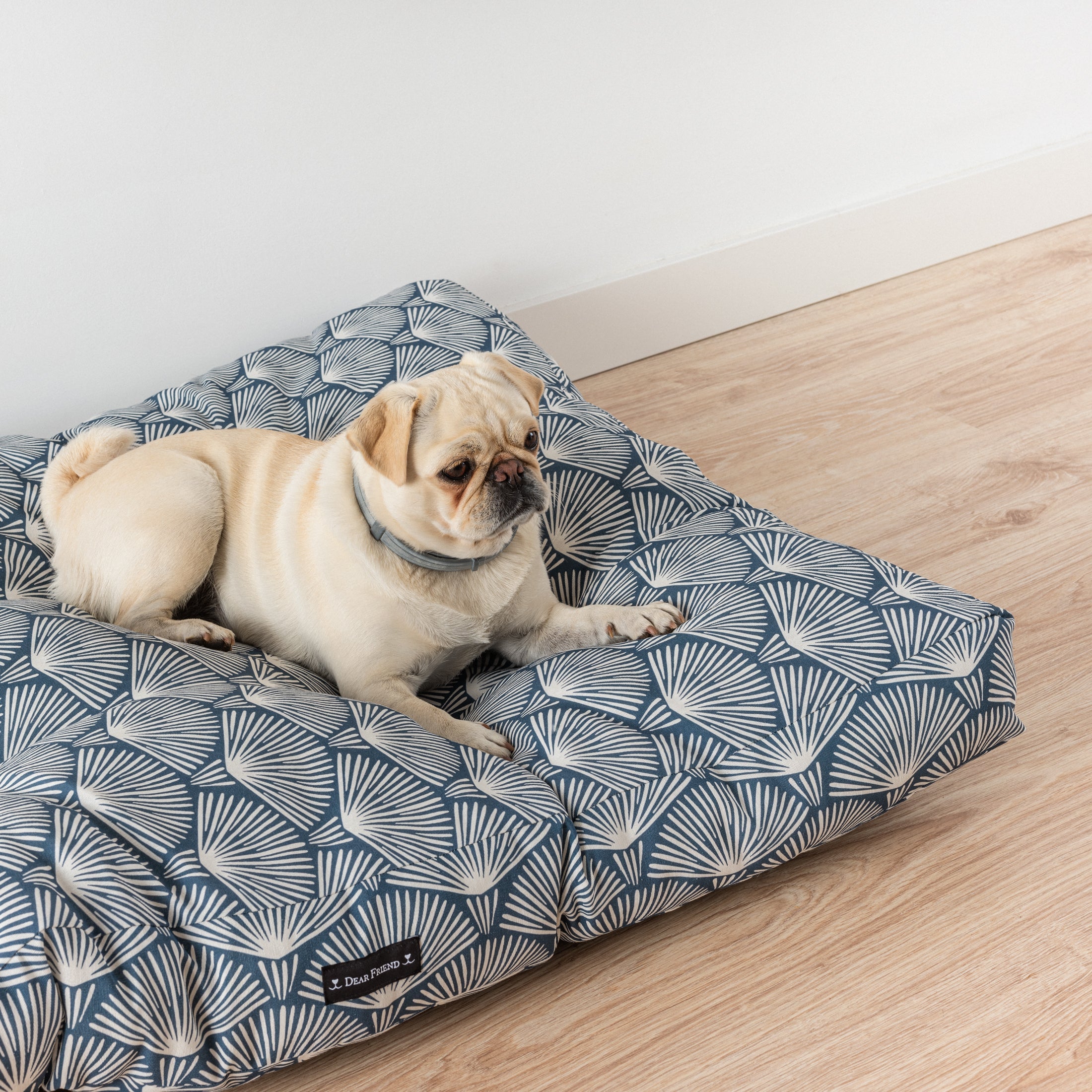 Cama para perros y gatos gruesa y acolchada 100% algodón antimanchas para mascotas 0120-299