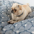 Cama para perros y gatos gruesa y acolchada 100% algodón antimanchas para mascotas 0120-299