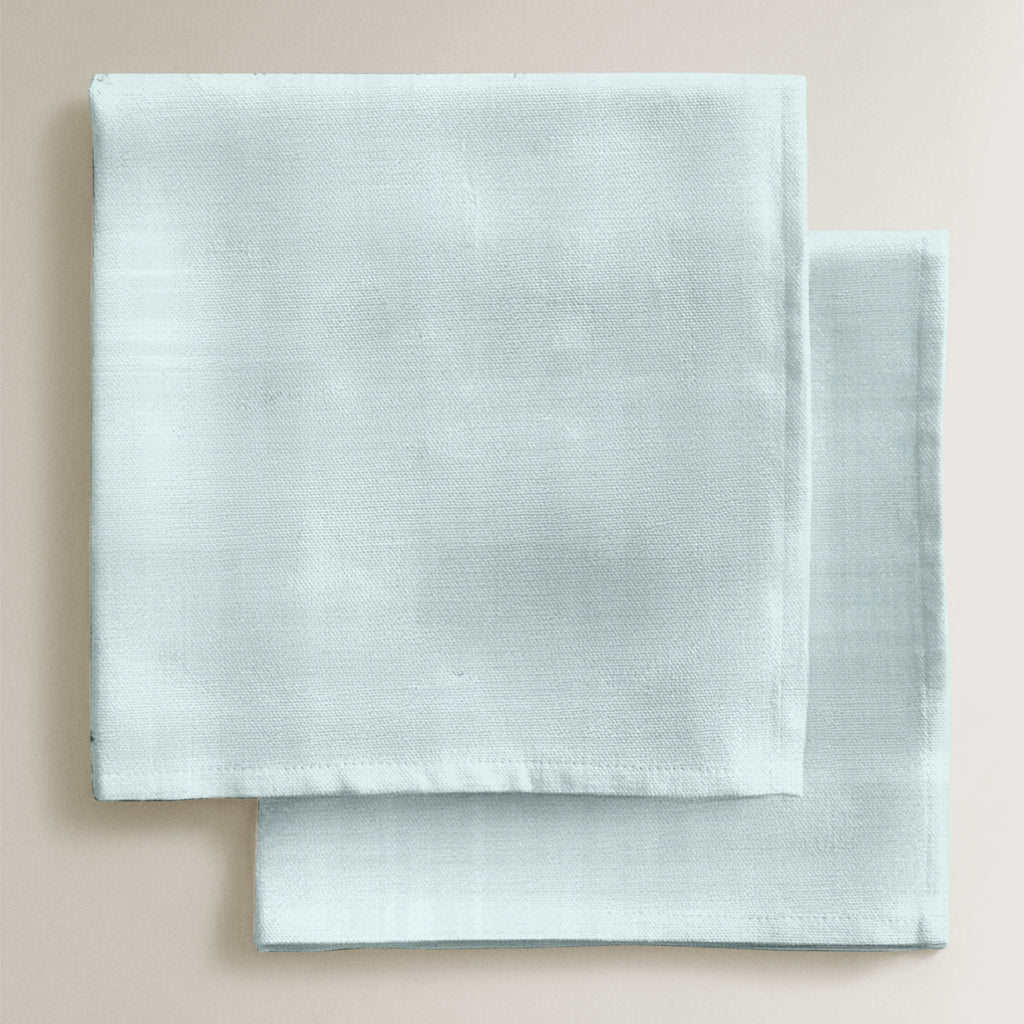 Pack 2 unidades servilletas Verde agua 50x50 cm