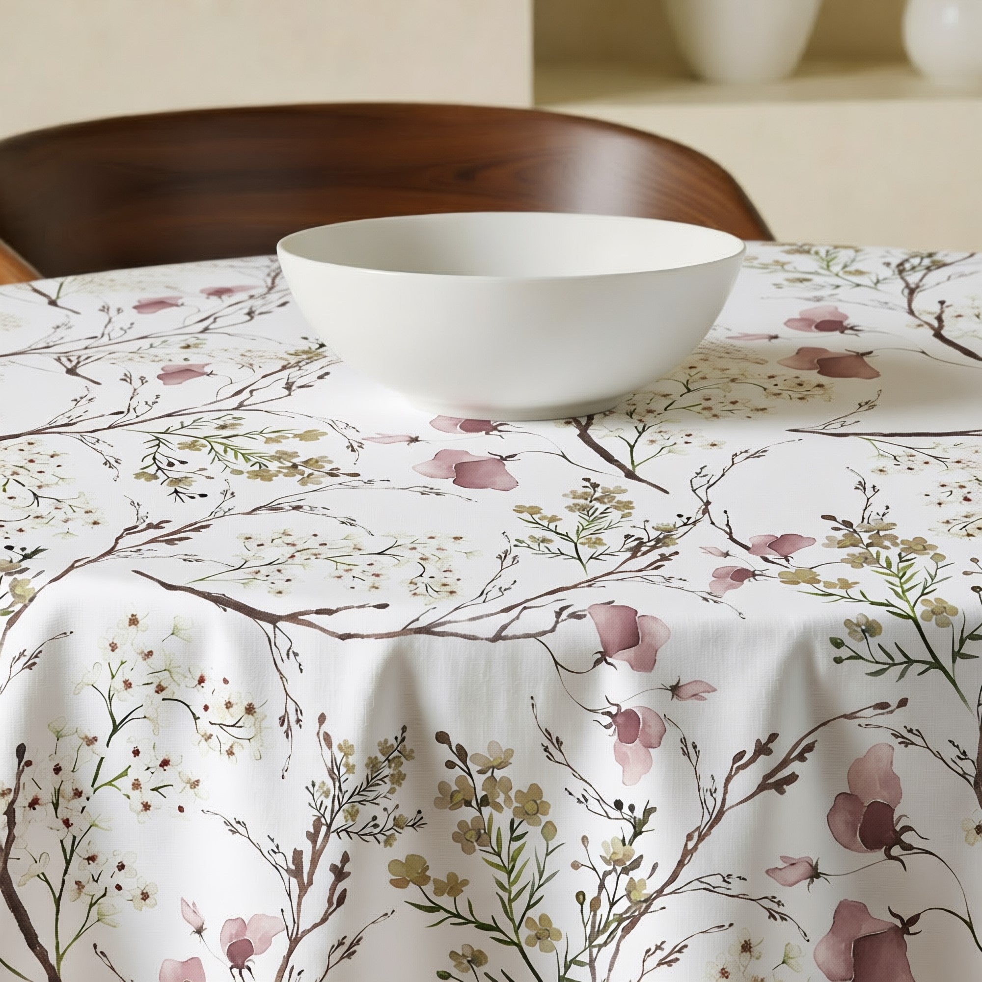 Mantel redondo antimanchas 0120-342