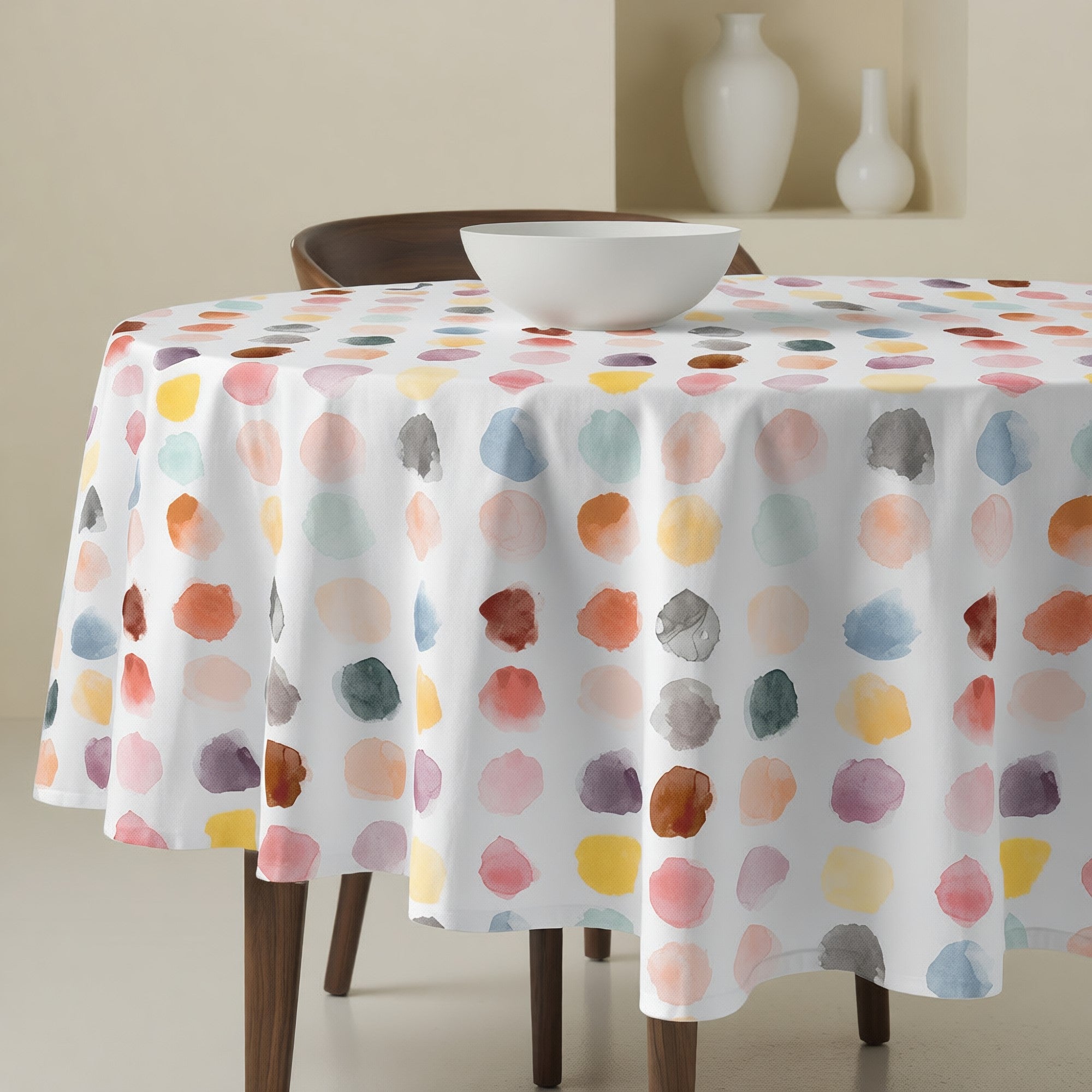 Mantel redondo antimanchas 0120-352