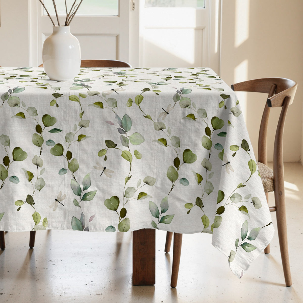 Fleckabweisende Tischdecke 100% Baumwolle 0120-362 – Muaré