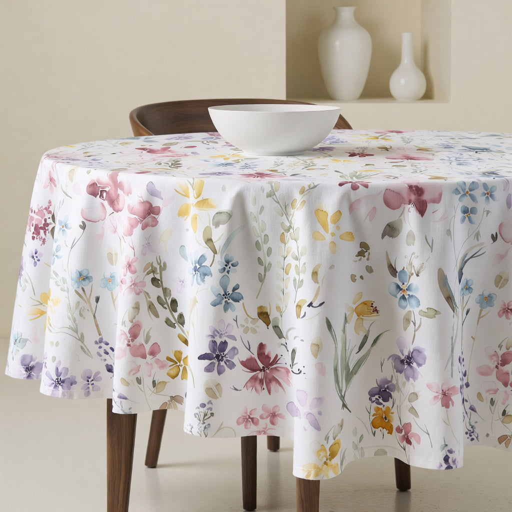 Mantel redondo antimanchas 0120-415