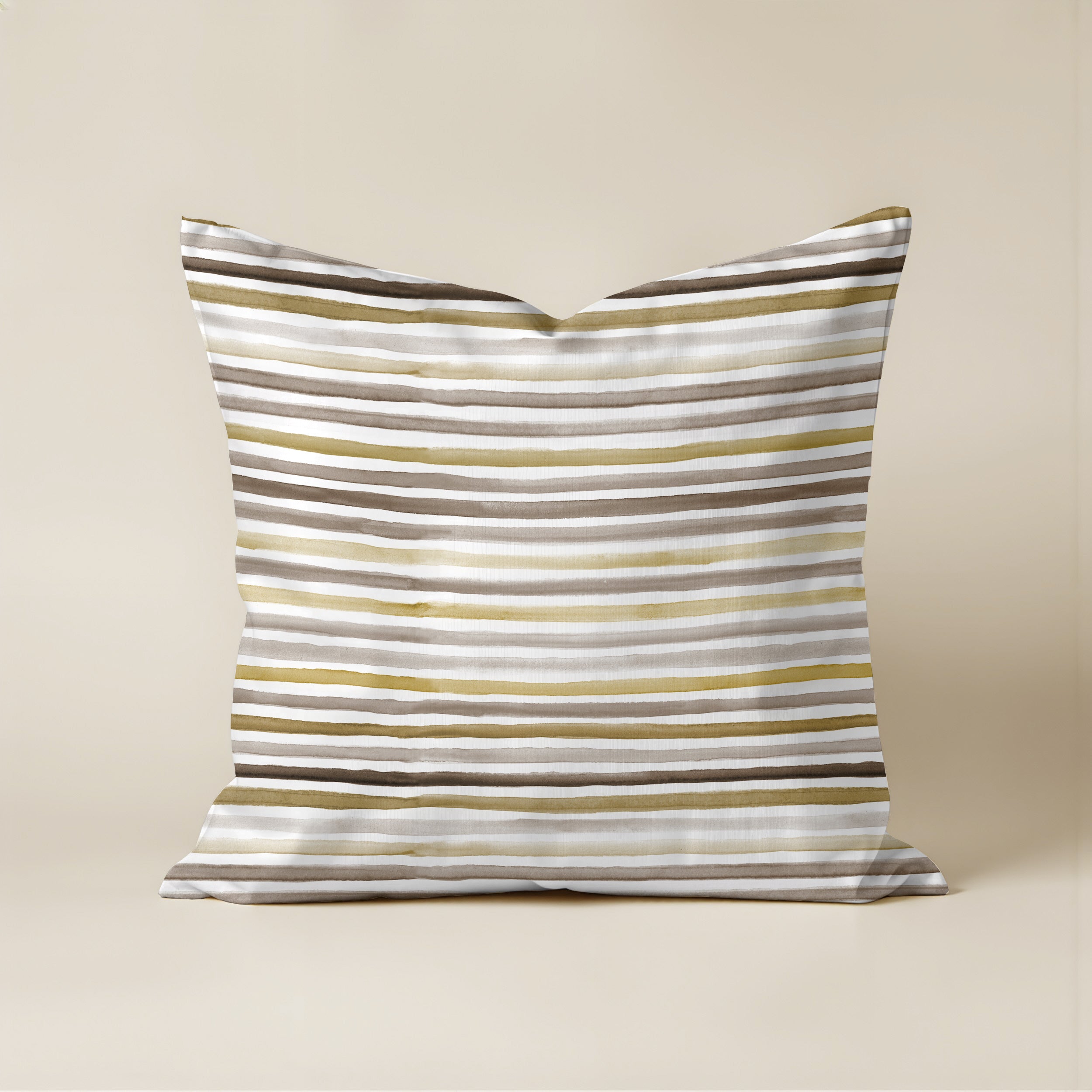 Funda de cojín 100% algodón Naiara Marrón 50x50 cm