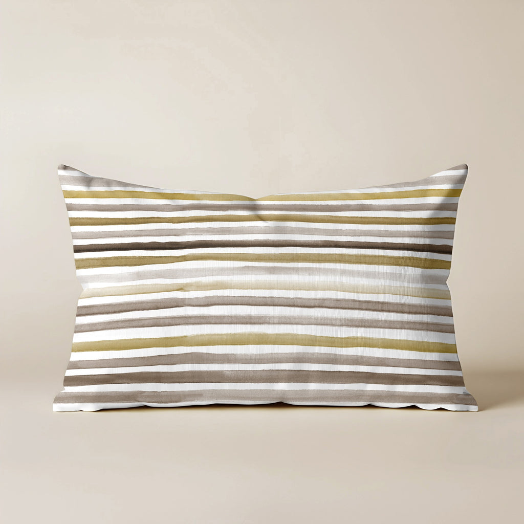 Funda de cojín 100% algodón Naiara Marrón 30x50 cm