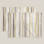 Pack 2 unidades mantel individual Naiara Marrón 50x40 cm