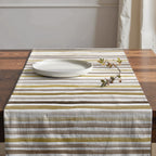 Camino de mesa 100% algodón Naiara Marrón 50x150 cm