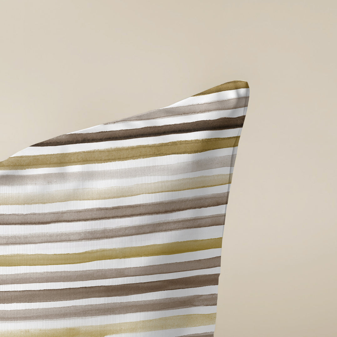 Funda de cojín 100% algodón Naiara Marrón 50x50 cm