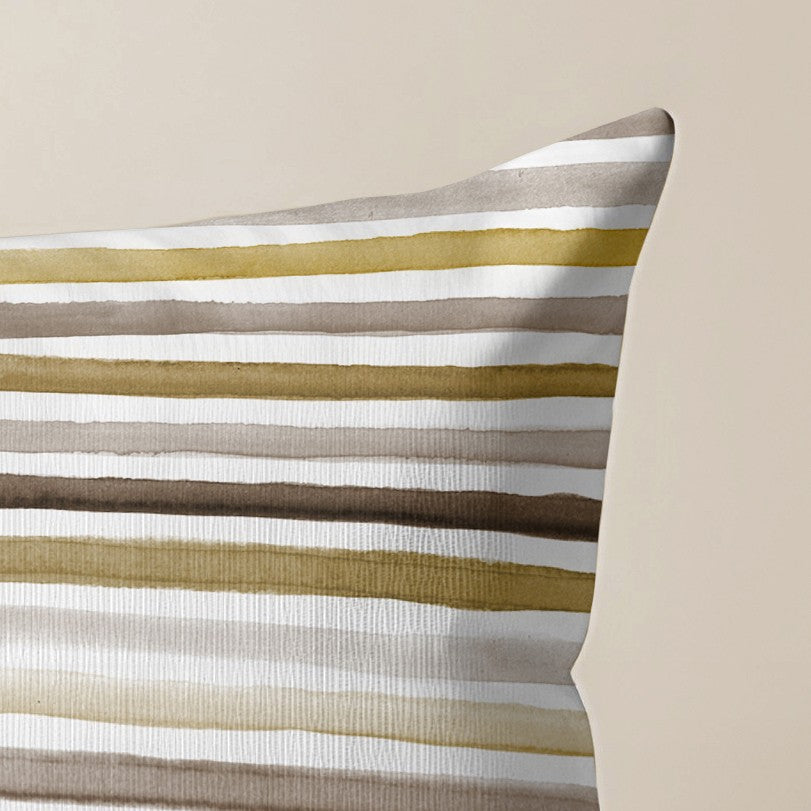 Funda de cojín 100% algodón Naiara Marrón 30x50 cm